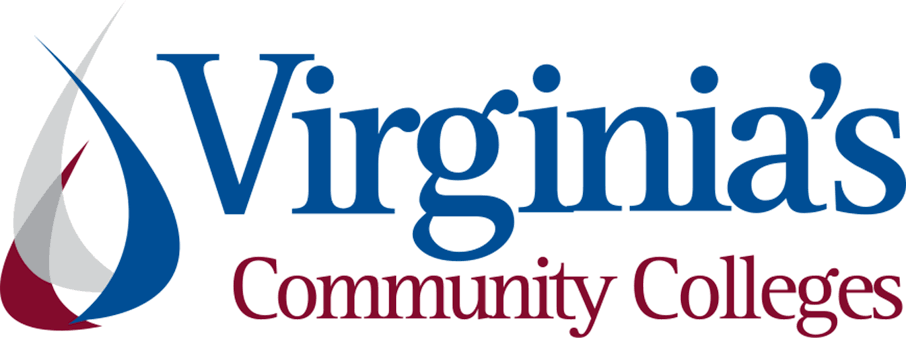 VCCS logo: maroon, grey, and dark blue flame beside the text "Virginia's Community Colleges"